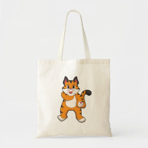 Bolso De Tela Tigre callado
