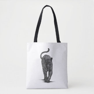 Bolso De Tela Tigre caminando