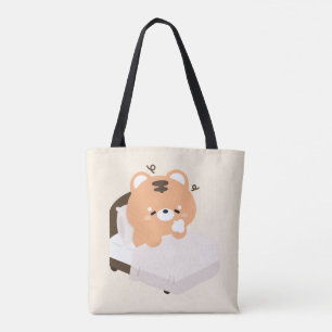 Bolso De Tela Tigre cansado lindo