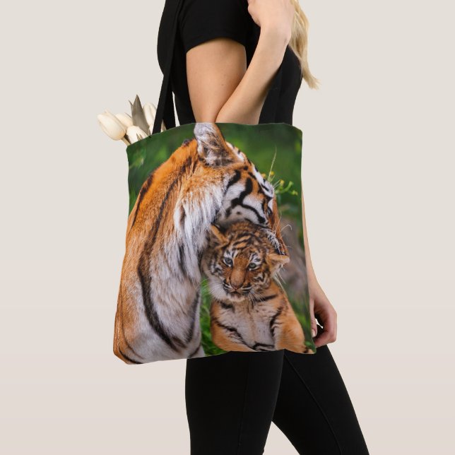 Bolso De Tela Tigre Cub (Detalle)