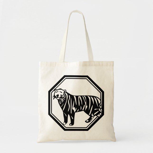Bolso De Tela Tigre de Bengala (Frente)