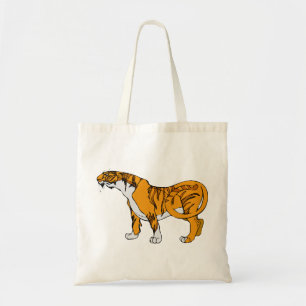 Bolso De Tela Tigre de Bengala