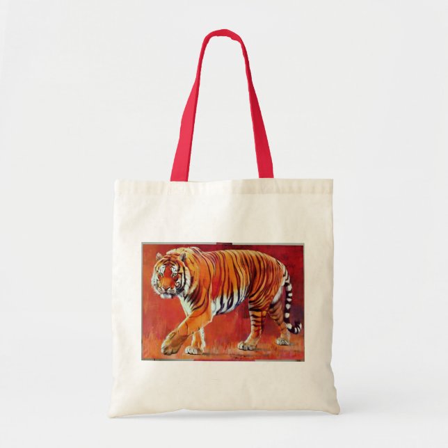 Bolso De Tela Tigre de Bengala (Frente)