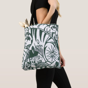 Bolso De Tela Tigre de Franz Marc, arte expresionista vintage