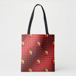 Bolso De Tela Tigre de Fuego