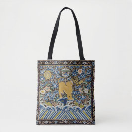 Bolso De Tela Tigre de la dinastía Qing