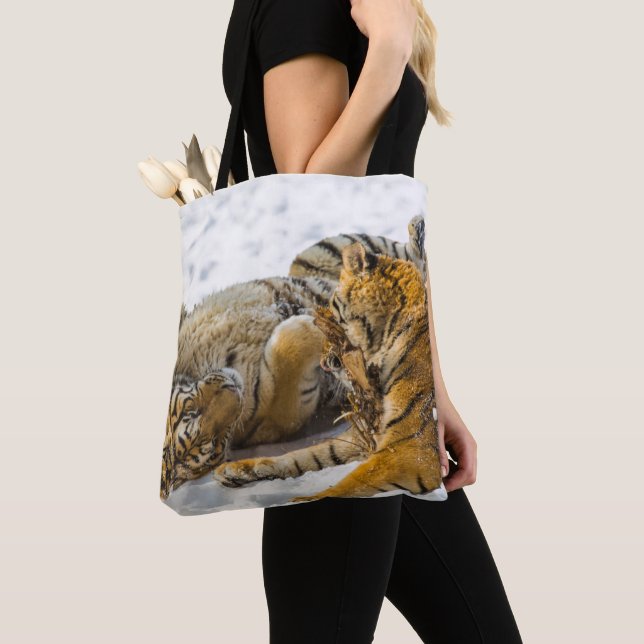 Bolso De Tela Tigre de nordeste (Detalle)