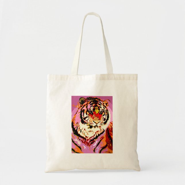 Bolso De Tela Tigre de Siberia (Frente)