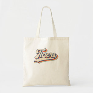 Bolso De Tela Tigres Escuela Deportivo Nombre Retro Regalo Hombr