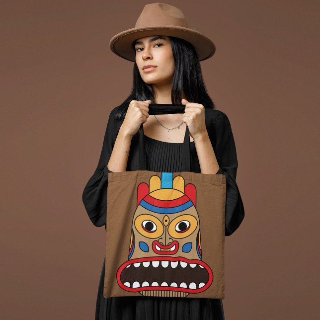 Bolso De Tela Tiki hawaiano (Subido por el creador)