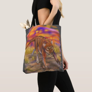 Bolso De Tela tilacino