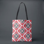 Bolso De Tela Tile floral pattern. Folk art bloom.<br><div class="desc">Seamless tile pattern. Folk art bloom. Floral decorative texture</div>