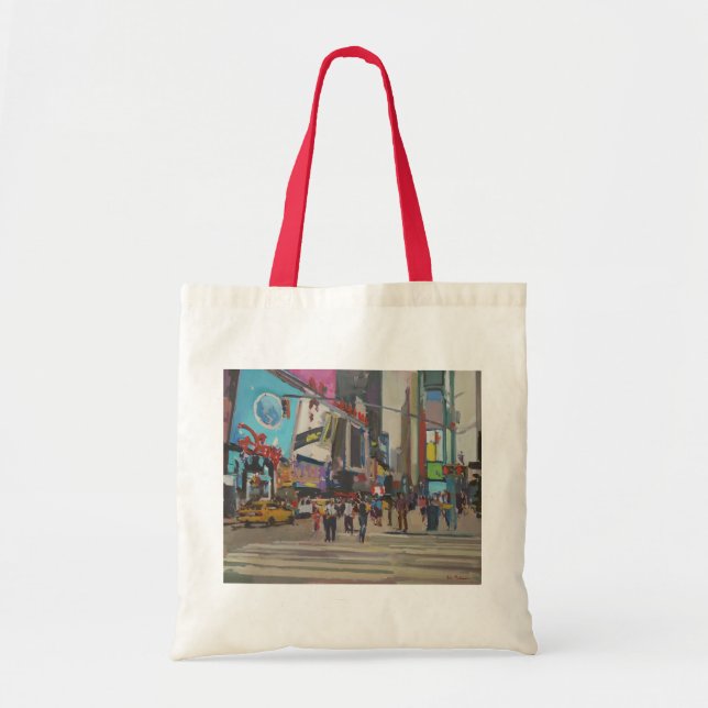 Bolso De Tela Times Square 2012 (Frente)