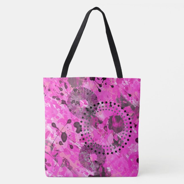 Bolso De Tela Tinta rosa (Anverso)