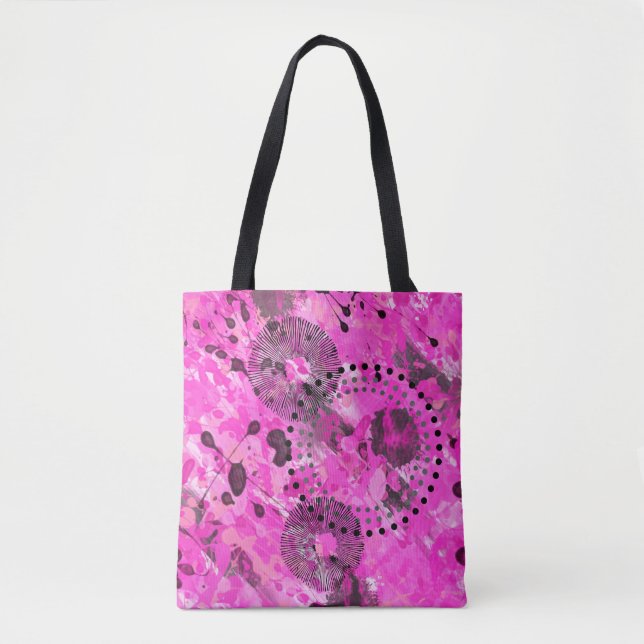 Bolso De Tela Tinta rosa (Anverso)
