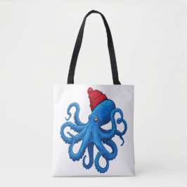 Bolso De Tela Tinta tu día: Playful Octopus Companions