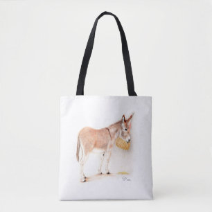 Bolso De Tela Tiny Tim Donkey Tote Bag