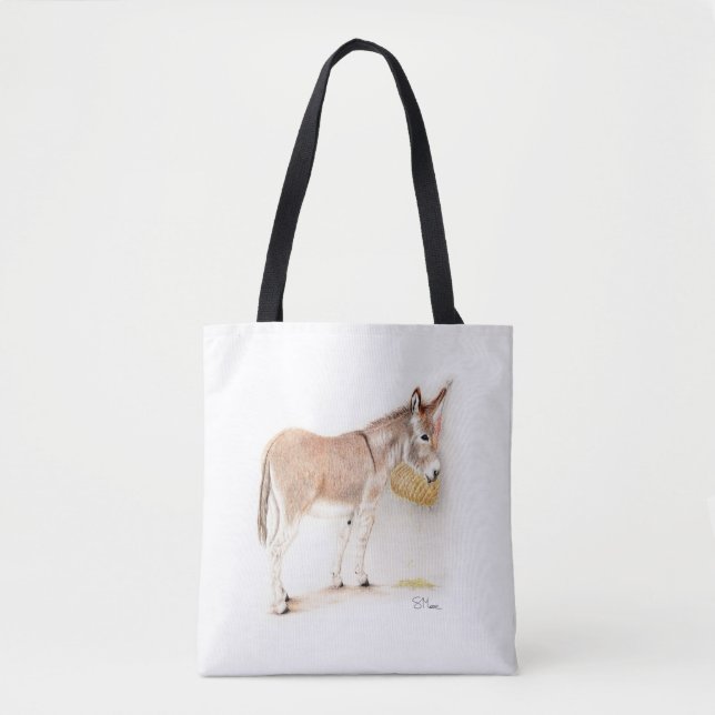 Bolso De Tela Tiny Tim Donkey Tote Bag (Anverso)