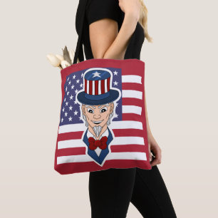 Bolso De Tela Tío Sam personalizado