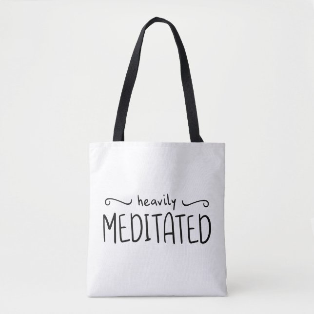 Bolso De Tela Tipografía altamente meditada (Anverso)