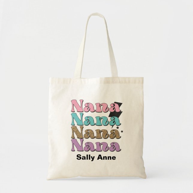 Bolso De Tela Tipografía de Cute Nana (Frente)