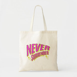Bolso De Tela Tipografía de motivación de grafiti Nunca te rinda