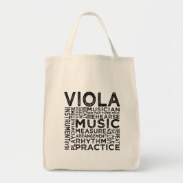 Bolso De Tela Tipografía de Viola