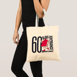 Bolso De Tela Tipografía Inteligente Anti-Ignorancia Eco-Amigabl