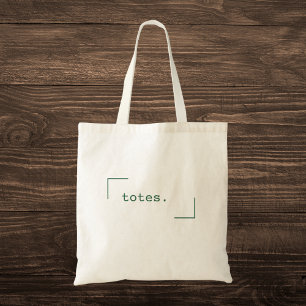 Bolso De Tela Tipografía mínima