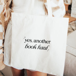 Bolso De Tela Tipografía minimalista Amante de los libros 'Compr