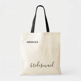 Bolso De Tela Tipografía Moderna Minimalista Regalo para Damas d