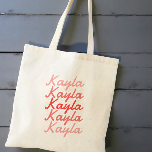 Bolso De Tela Tipografía Moderna Simple y Fresca 