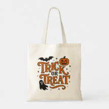 Tipografía naranja de Halloween Truco o trato Fant
