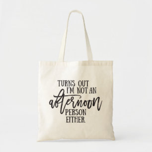 Bolso De Tela Tipografía por persona de Humor por la tarde