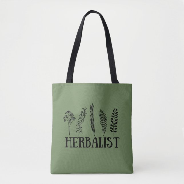Bolso De Tela Tipos de herbarios (Anverso)