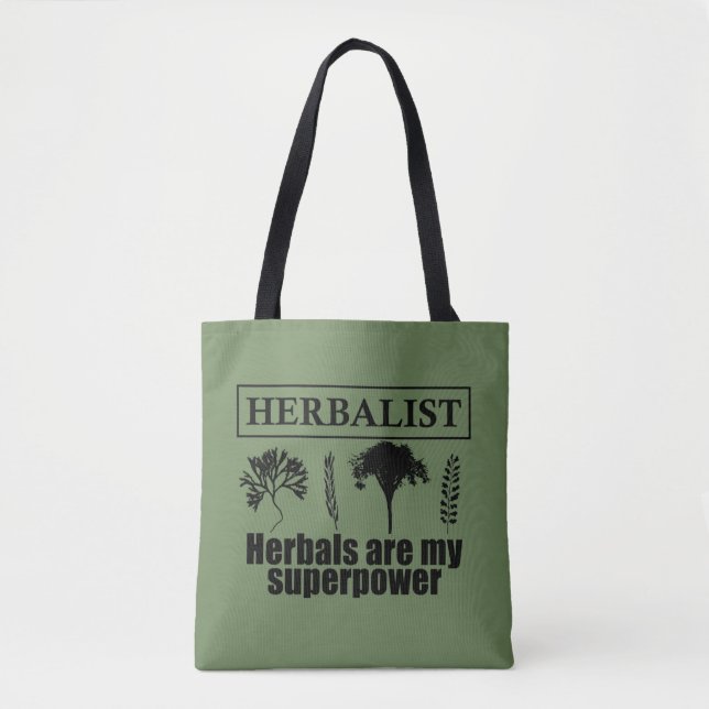 Bolso De Tela Tipos de herbarios (Anverso)