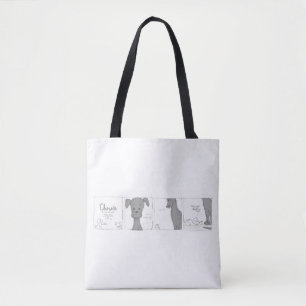 Bolso De Tela Tira cómica de la posibilidad de manzanilla