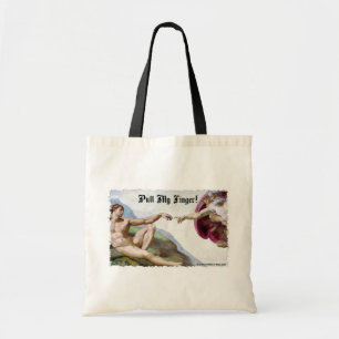 Bolso De Tela Tira de mi dedo - Humor de pedo en la Creación de 