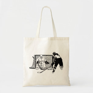 Bolso De Tela Tirado en el hockey de las mujeres netas