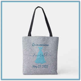 Bolso De Tela Tirante conmemoración de Quinceanera Tote Bag