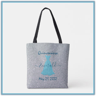 Bolso De Tela Tirante conmemoración de Quinceanera Tote Bag
