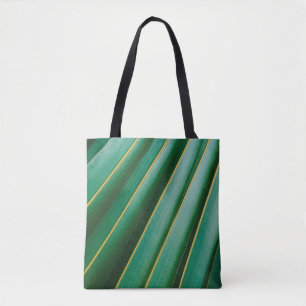 Bolso De Tela Tiras de plantas de textura de hoja verde