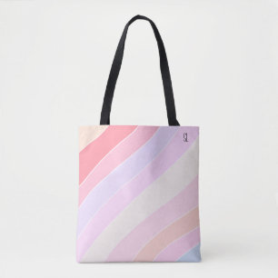 Bolso De Tela Tiras Pastel Personalizadas
