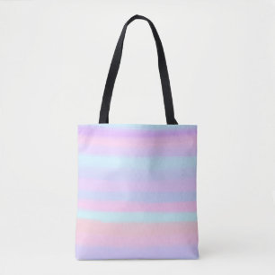 Bolso De Tela Tiras pintadas en pasto