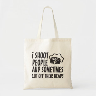 Bolso De Tela Tiro humor del fotógrafo de la gente