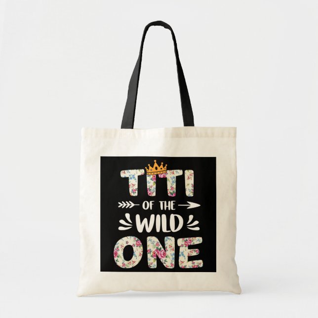 Bolso De Tela Titi of the Wild One Birthday Mothers Day Gift (Frente)