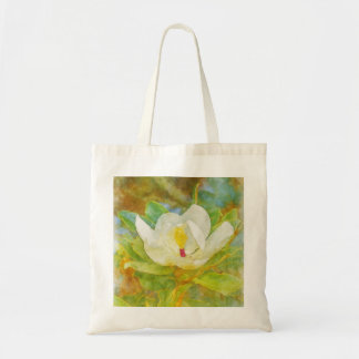 Bolso De Tela Título acuarela Magnolia Bloom Tote Bag