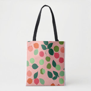 Bolso De Tela Título: Arte pop Minimalista Mini tapiz de guayaba