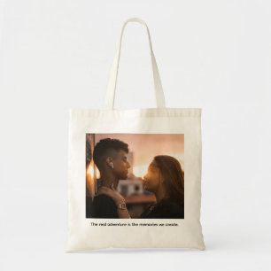 Bolso De Tela Título de máquina de escribir de foto personalizad