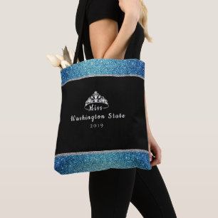 Bolso De Tela Título de Personalizado de la Corona de Estados Un
